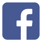 Facebook logo icon linking to Facebook page